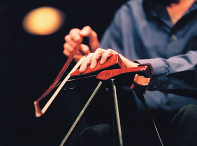 Hans Reichel playing the Daxophone