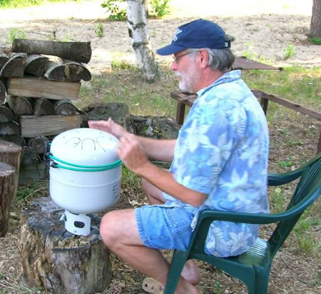 Hank Drum - Propane tank drum by Dennis Havlena