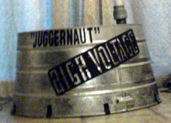 Juggernaut Washtub Bass Unusual Odd Unique Experimental